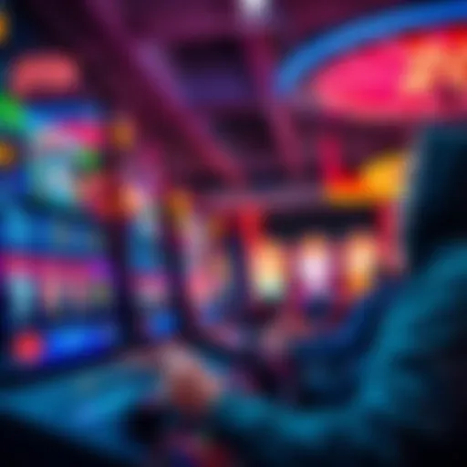 A focused view of a player checking their cashout options on a casino website