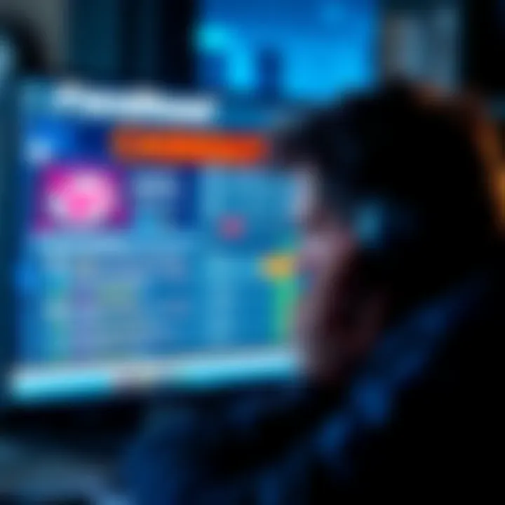 A frustrated person looking at a computer screen displaying cashout problems from FanDuel