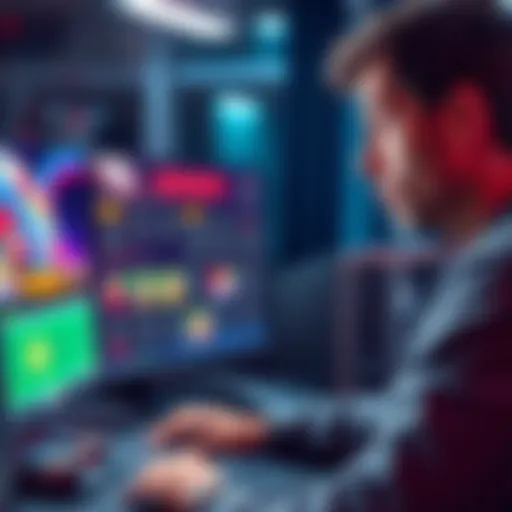 A confused player looking at Casino bonus options on a computer screen