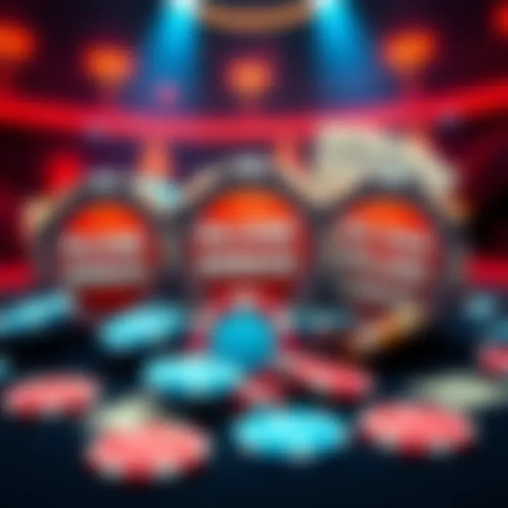 Three popular Dutch casino welcome bonuses displayed with casino chips and money