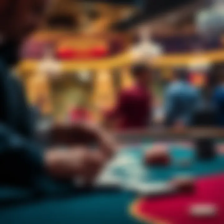 A dealer shuffling and dealing cards at a casino table, highlighting potential cheating methods in card games.