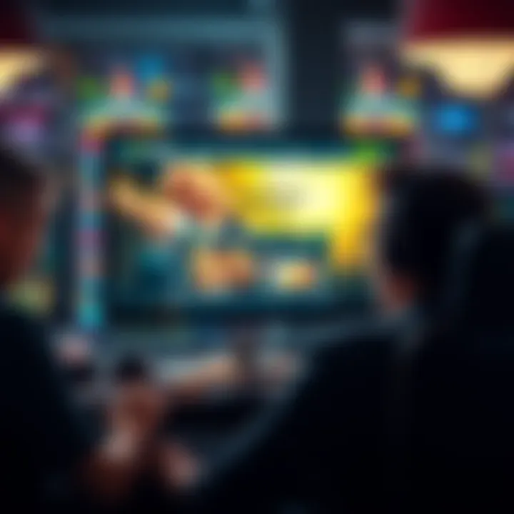 A frustrated player looking at a computer screen with a casino website displaying payment delays