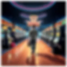A person walking past a jackpot winner in a casino, looking thoughtful as they hold cash in hand after a win.