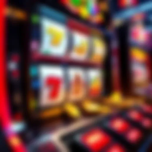 A close-up of a casino slot machine showing various symbols and coins on the screen, representing comp points and gambling wins