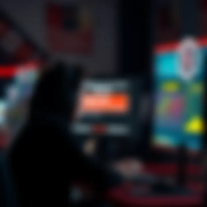 A frustrated person sitting in front of a computer with a rejected payment notification on the screen, highlighting issues with online casino deposits.