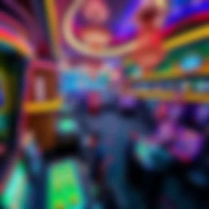 Overview of a vibrant casino in Wendover, Nevada, showcasing players enjoying various games and the lively atmosphere.