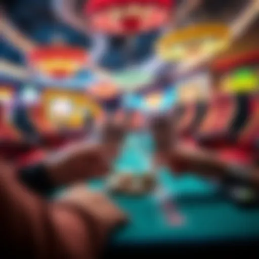 A person playing two different casino games with two deposits visible, focusing on strategy and winnings.