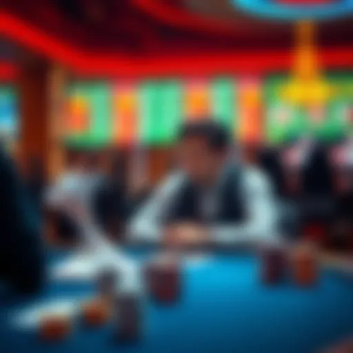 A player sitting at a casino table looking at promotional offers and thinking about how gaming habits affect bonuses.