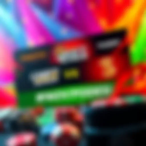 Promotional banners for various casino bonuses from Fanatics, DraftKings, BetMGM, and Caesars on a colorful background.