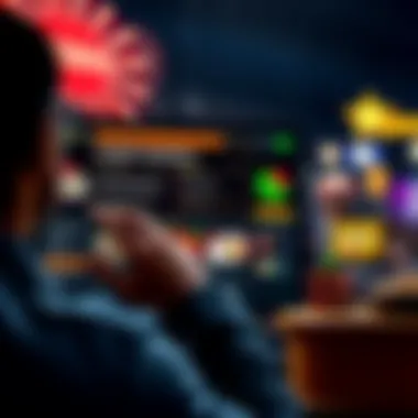 A person looking at a casino website showing game integrity information and audits