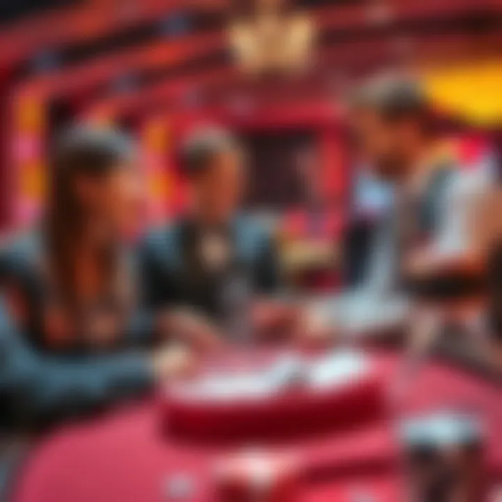 Casino tips for new players A friendly dealer sharing tips with new casino players at a gaming table