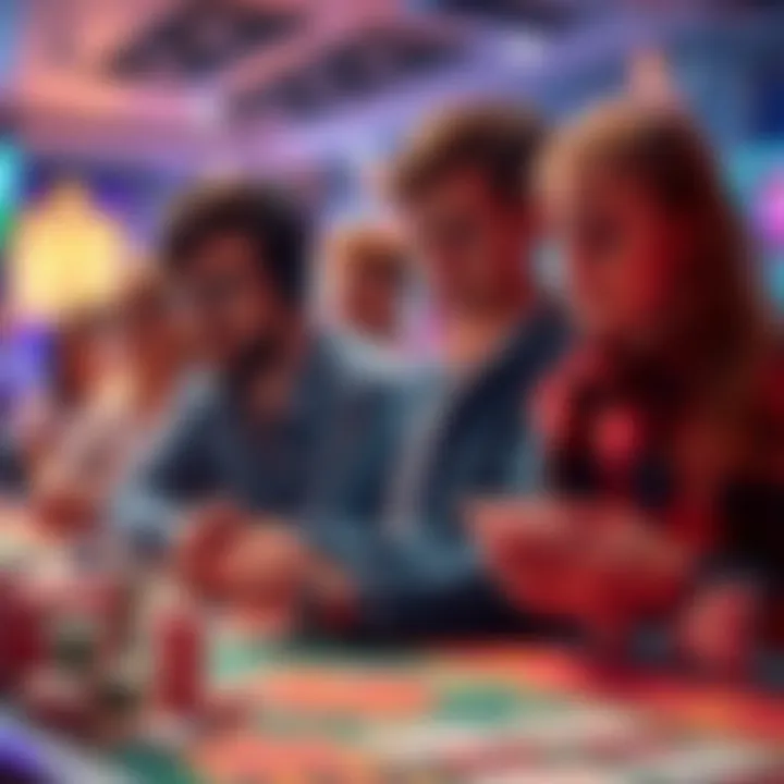 People exploring new trends in the casino sector with gaming elements