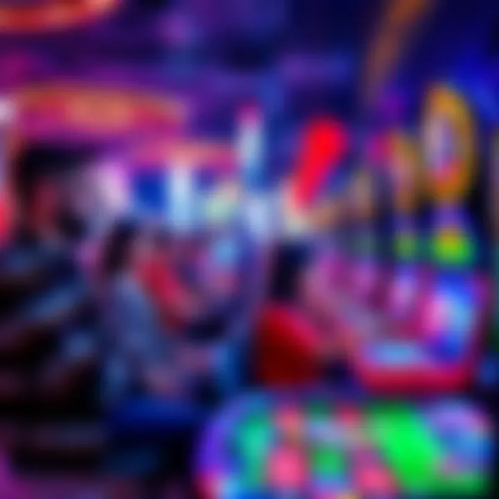 A group of people enjoying various casino games, showcasing modern gaming technology and vibrant atmosphere in 2026.