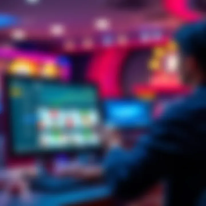 A player checking their casino wallet liquidity on a computer screen using Etherscan.