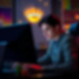 A person sitting at a computer, looking frustrated while waiting for a casino withdrawal approval