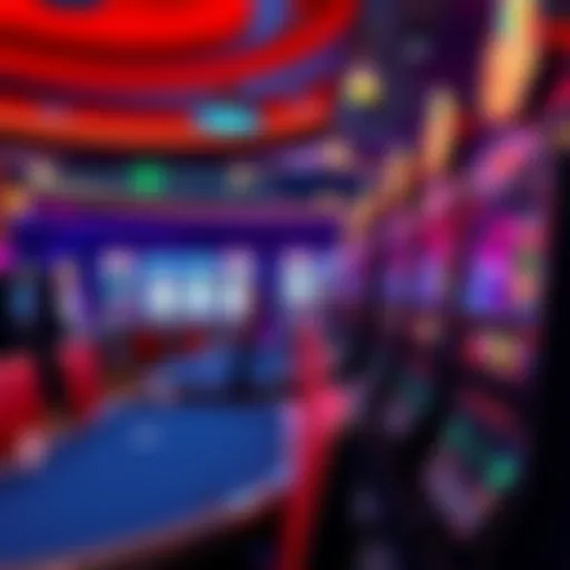 A visual comparison of rewards and promotions for table game players and slot machine players in a casino setting.