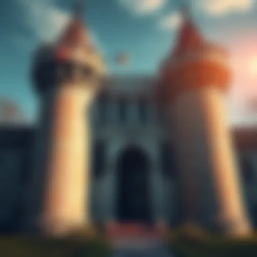 An old castle with its door slightly ajar, suggesting something unusual has occurred inside.