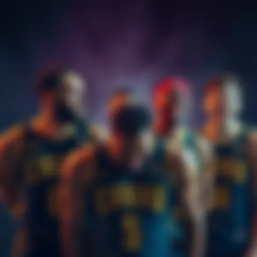 Cleveland Cavaliers players reacting humorously to their low performance predictions, with a visible mix of surprise and laughter among team members.