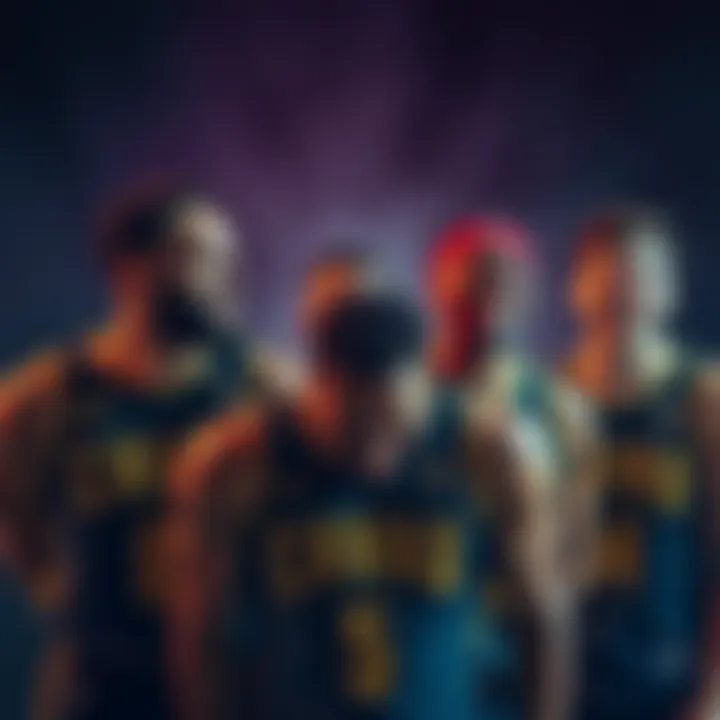 Cleveland Cavaliers players reacting humorously to their low performance predictions, with a visible mix of surprise and laughter among team members.