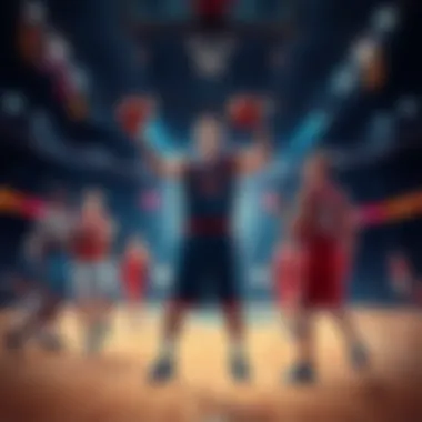 Players from away teams showing strength during college basketball games, highlighting their advantage over home teams.