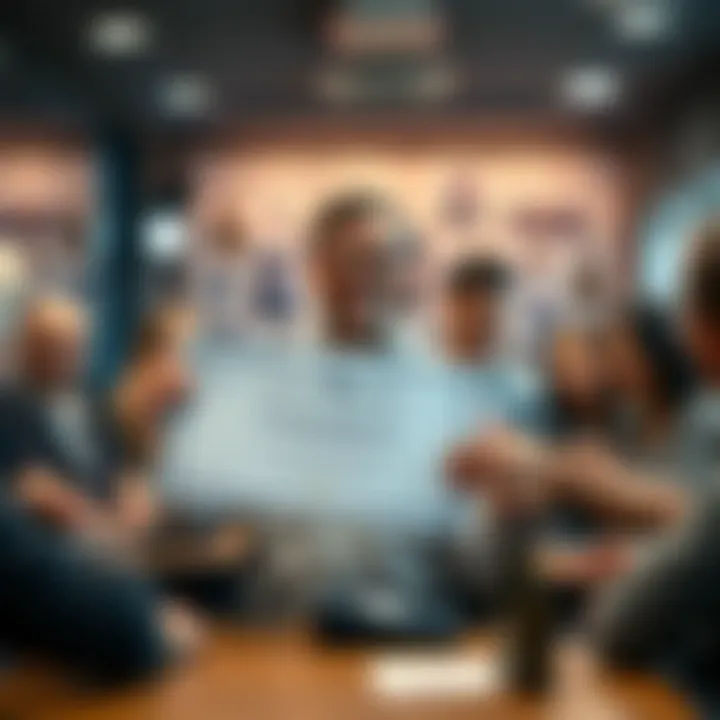 Person celebrating 10 months without gambling A person smiles while holding a certificate of achievement for 10 months of gambling abstinence, surrounded by supportive friends at a meeting.