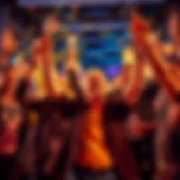 A group of people celebrating their $18,000 win, showing excitement and joy after a tough week
