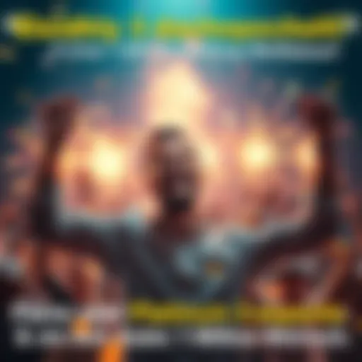 A person celebrating after achieving Platinum 3 status with a bonus and a large betting amount.