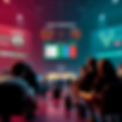 Fans and experts discussing the confusion around the Celtics vs Bucks game status on UnderDog, with a digital scoreboard showing misleading information.