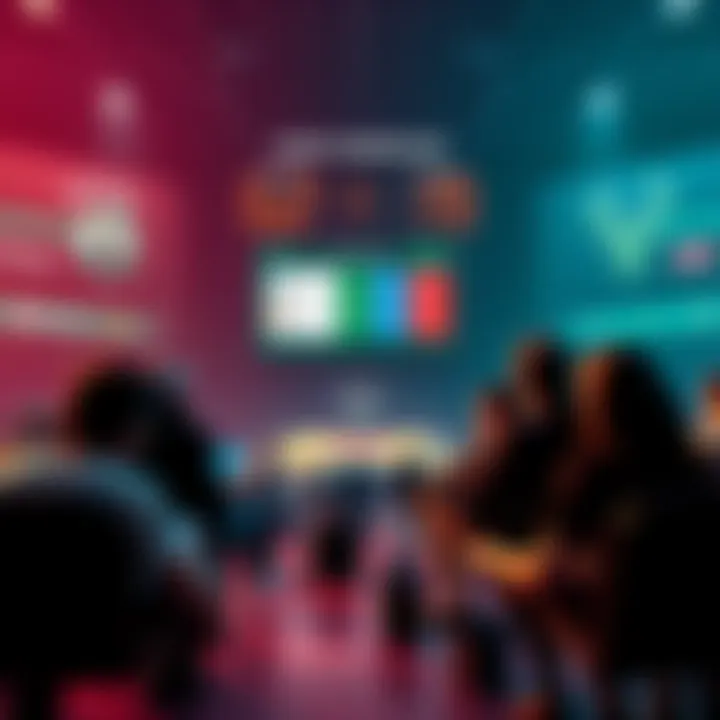 Fans and experts discussing the confusion around the Celtics vs Bucks game status on UnderDog, with a digital scoreboard showing misleading information.