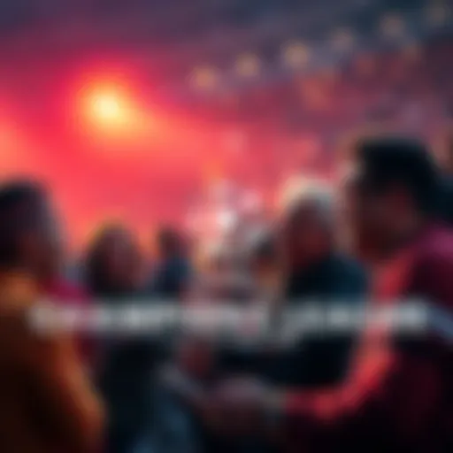 Fans passionately discussing Champions League matches with excitement and energy