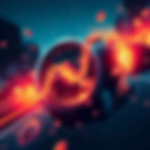 A visual representation of a rapid change happening in 47 seconds, with elements that symbolize transformation and urgency.