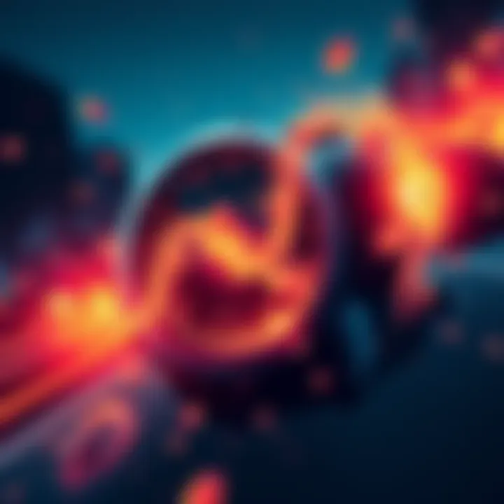 A visual representation of a rapid change happening in 47 seconds, with elements that symbolize transformation and urgency.