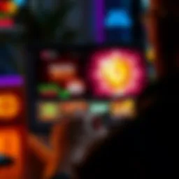 A person examining a laptop screen showing Pragmatic Play games and security symbols, evaluating website trustworthiness.