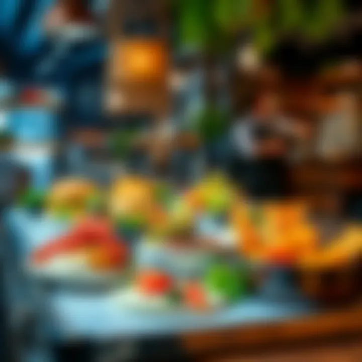 Delicious dishes from Chef Tray A variety of colorful and appetizing dishes served at Chef Tray, showcasing new culinary delights for food lovers.