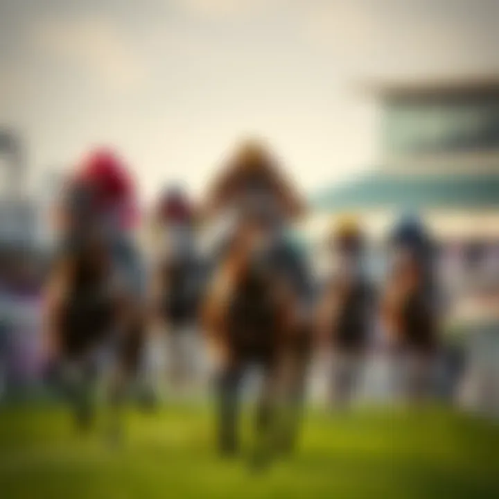 A jockey riding a horse in a race at the Cheltenham Festival, focused on winning