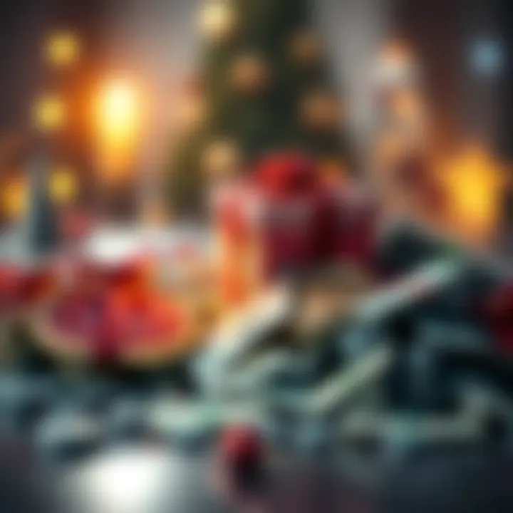 A visual representation showing a small gift box turning into a larger pile of money, symbolizing the growth of the Christmas gift from $3.50 to $1891.