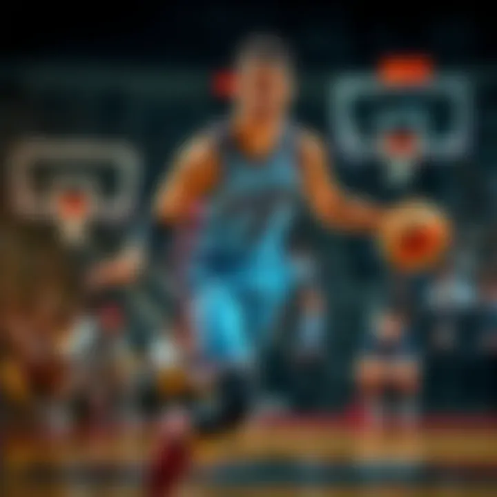 CJ McCollum dribbles the ball during a game, showcasing his skills and determination