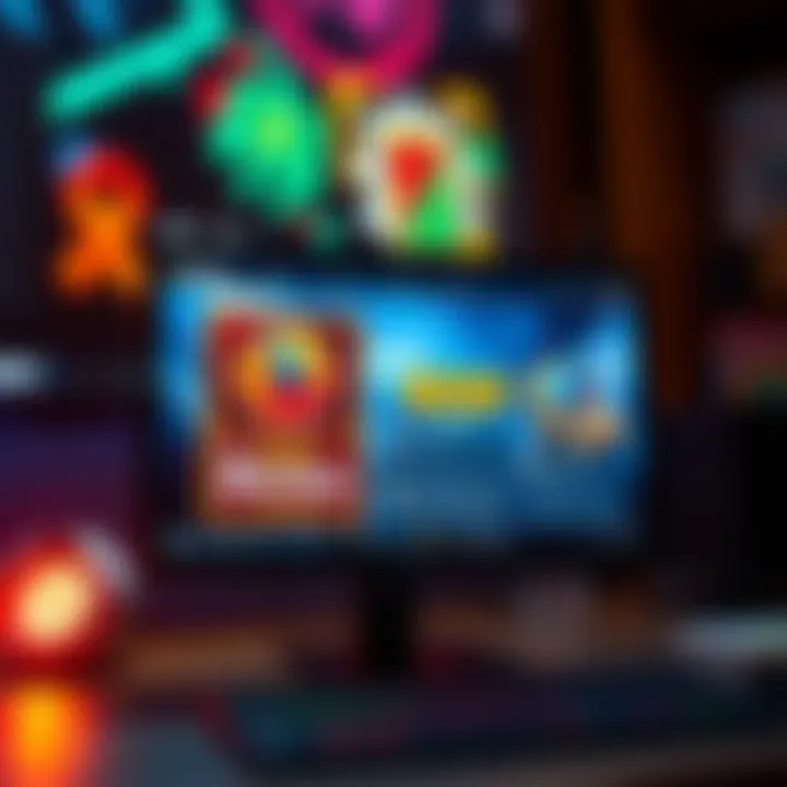 A computer screen showing browser history being cleared with a game on display.
