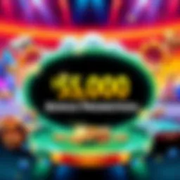 A promotional banner showcasing the $5,000 bonus offer at Cloudbet with elements of crypto-betting and gaming.