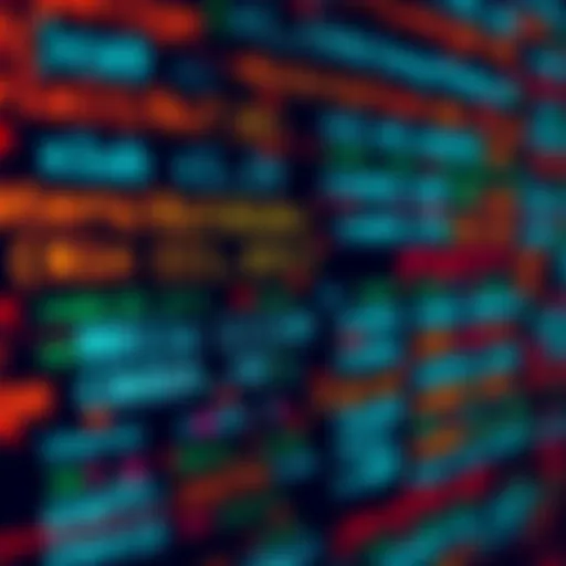 A close-up of a digital screen displaying various codes waiting to be activated, highlighting the search for untapped opportunities.