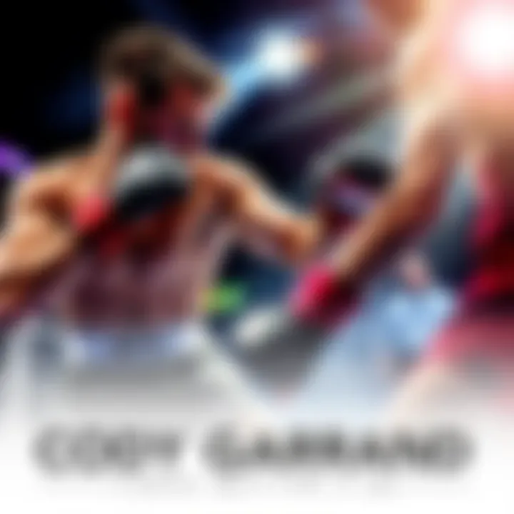 Cody Garbrandt competing in a fight, showcasing his athleticism and focus.