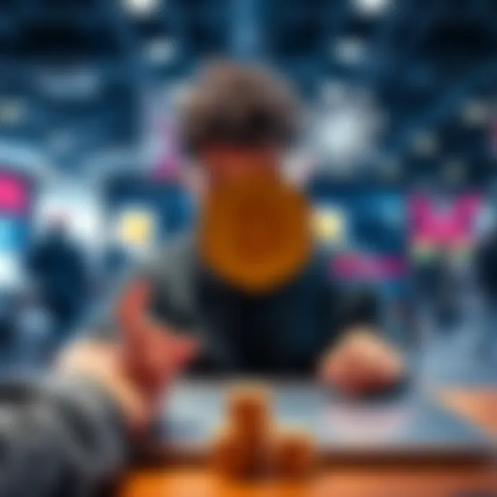 A person demonstrating the easy installation of RTA on a laptop while showing a Coinpoker interface on the screen.