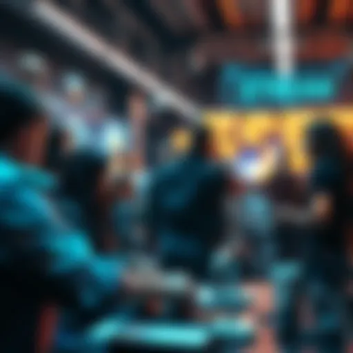 A group of people sharing codes and collaborating for stream codes collection