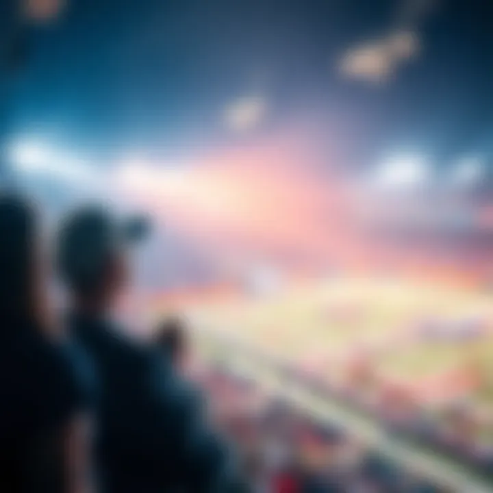Fans watching a college football game on October 24, 2026