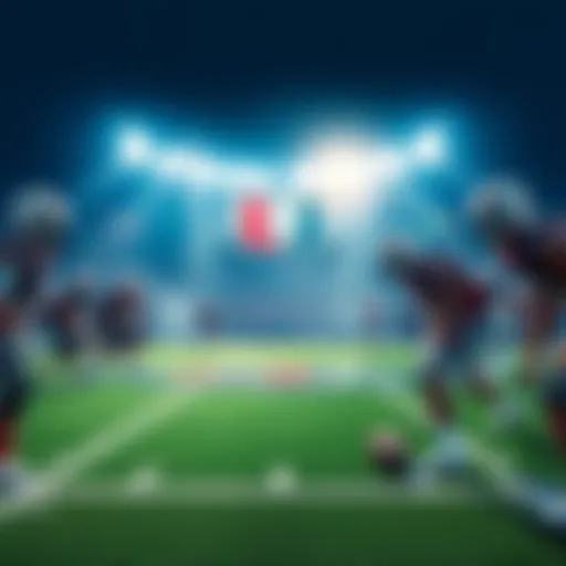 Ole Miss and Miami (Fla.) teams preparing for their semifinal game on the field