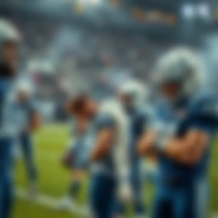 Colts players look dejected on the field after losing a game, with visible frustration over turnovers and poor performance.