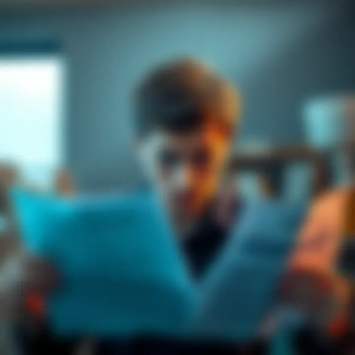 Concerned person with paperwork A person looking worried while holding divorce and tax documents, symbolizing personal struggles related to HL applications.