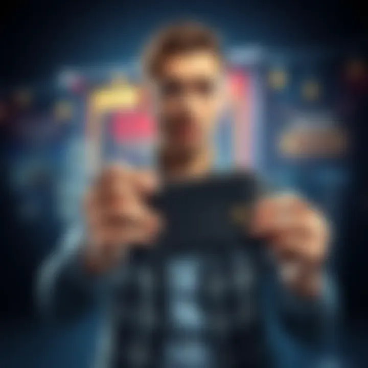 Individual expressing concern with an empty wallet in hand, symbolizing financial struggles due to gambling addiction