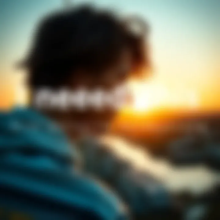 A person reflecting on life experiences, illustrating emotional growth and personal discovery.