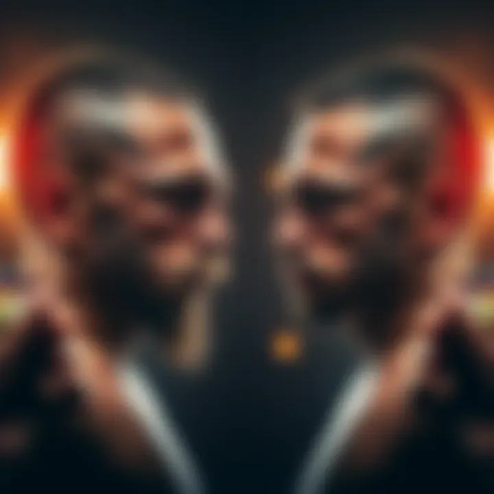 Conor McGregor and Max Holloway face-off Conor McGregor and Max Holloway stand face-to-face, showcasing their intense rivalry before the fight